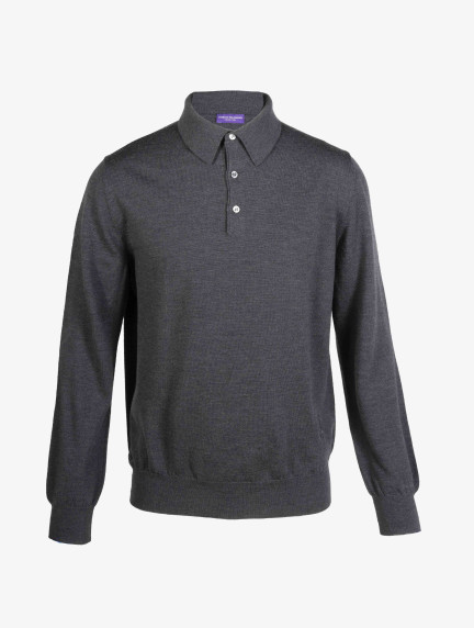 Patrick Hellmann CollectionPolo Long Sleeves 100% Woolimage1077